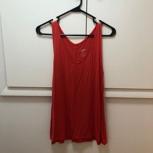 Orange red tank. Buttery soft material